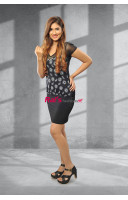 Round Neck Stoned Bodycon (KR409) Round Neck Stoned Bodycon (KR409)